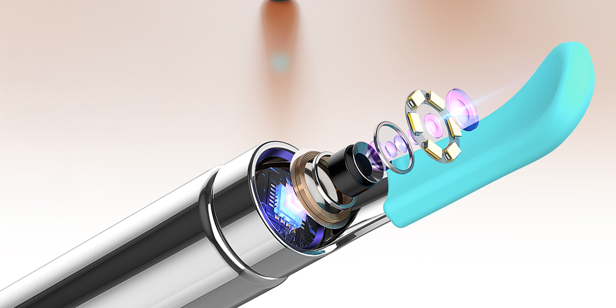 Urządzenie do czyszczenia uszu Bebird R1+ - białe